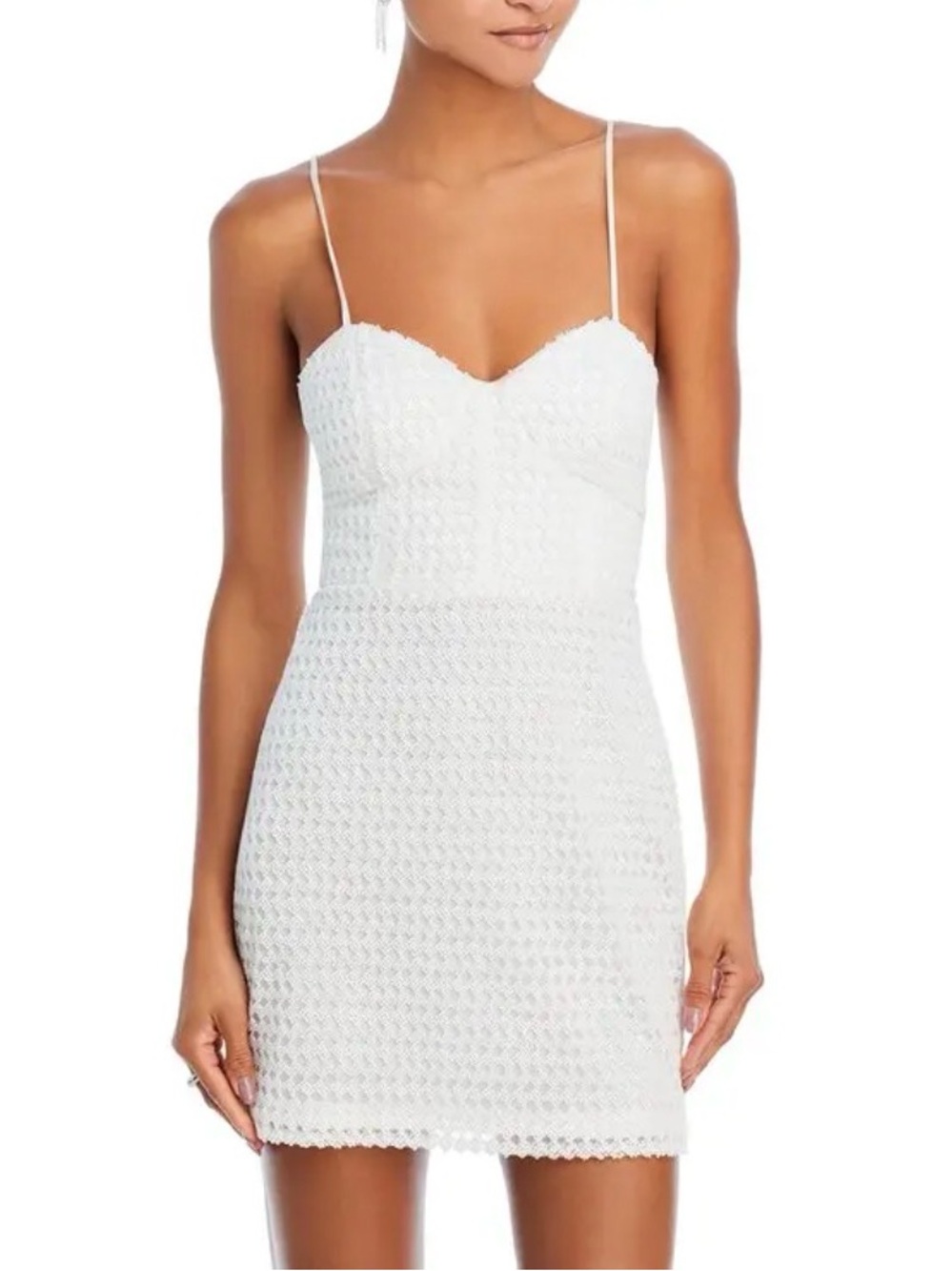 Ramy Brook Ayala Embellished White Dress Size 2 Bridal Shower Cocktail Party